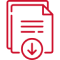 Document icon representing downloadable support files and guides