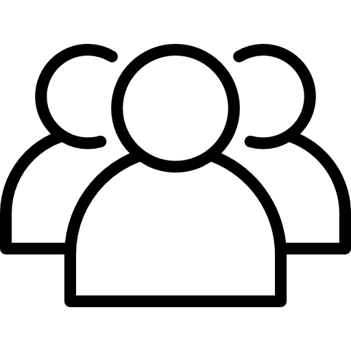 Icon of multiple people representing enhanced team coordination with PICOM365