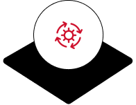 An icon symbolizing the protection of patient health information within a secure enterprise ecosystem