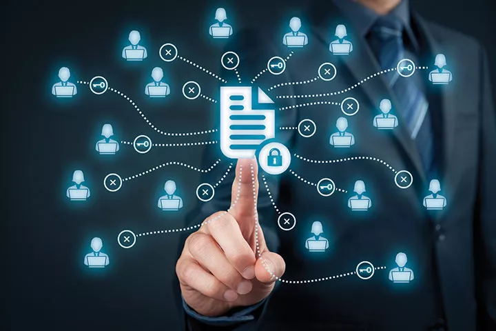 Visual representation of healthcare data exchange and interoperability